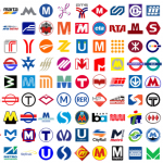 세계의 지하철 로고 * Source: metrobits.org 
