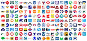 세계의 지하철 로고 * Source: metrobits.org 세계의 지하철 로고 * Source: metrobits.org